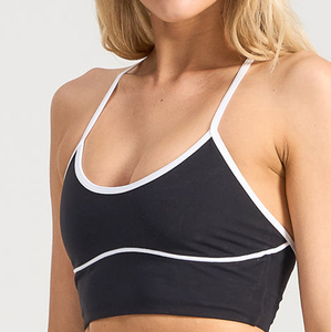 Sujetador Deportivo para Mujer, Color Sólido, para Fitness, Yoga, Gimnasio, Entrenamiento, Ropa Deportiva, Top - Product Image 3