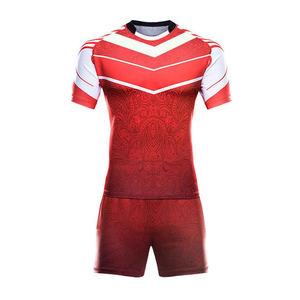 High Quality Rugby <b>Kit</b> Breathable Athletic Uniform For Clubs <b>Schools</b> Teams And Tournament Games Mens Rugby Jersey And Shorts - Product Image 1