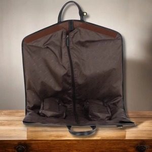 Porte-Habit en Cuir de Vachette Premium Fait Main Robuste avec Fermeture Éclair Classique Luxe Résistant à l'Eau Léger Décontracté - Product Image 6