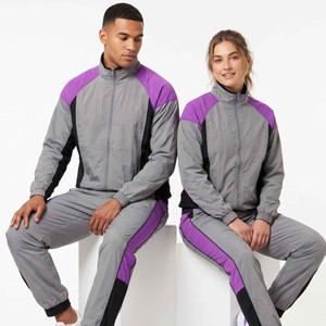 Luxury <b>Joggers</b> Unisex Tracksuit Manufacturer Nylon Custom Jogging Tracksuit Custom Windbreaker Nylon Tracksuit for Men and Women - Product Image 3