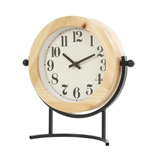 Handcrafted Sheesham Wood Desk <b>Clock</b> Wholesale | Indian Rosewood <b>Table</b> <b>Clock</b> - Product Image 2