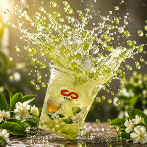 KEIFU 500g Private Label Lemon Flavored Popping <b>Boba</b> Ingredients for Delicious Slushies and <b>Bubble</b> Tea - Product Image 4