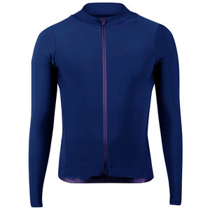 Custom Printed Unisex <b>Long</b> <b>Sleeve</b> <b>Cycling</b> <b>Jersey</b> Breathable Quick Dry Lightweight Adult Bicycle Shirt for Team Racing and Sports - Product Image 2