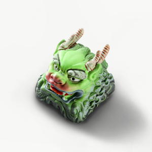 คีย์แคปอนิเมะลึกลับ, คีย์แคปงานฝีมือแบบกำหนดเอง, คีย์แคปอนิเมะน่ารัก, คีย์แคปสีเขียว, ชุดคีย์แคป, คีย์แคปเรซิ่น - Product Image 1