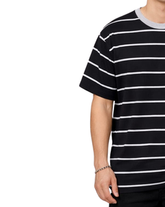 Camiseta Personalizada para Hombre, Lisa, Negra o Blanca, 100% Algodón, Cuello Redondo, Manga Corta, Corte Regular, Casual, Ecológica, Verano, OEM, 300g - Product Image 3