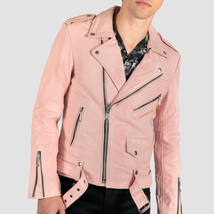 High Quality Unisex <b>Leather</b> <b>Jacket</b> <b>Winter</b> Streetwear with Front Logo Option Multiple Colors Available - Product Image 4