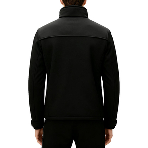 Chaqueta de Forro Polar Personalizada, Nuevo Diseño, Transpirable, Resistente al Viento, de Alta Calidad, para Invierno, con Cuello Alto y Cierre de Cremallera para Hombre - Product Image 4
