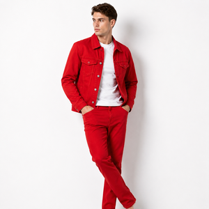 Chaqueta vaquera para hombre de uso diario con construcción de mezclilla duradera, ajuste cómodo y estilo atemporal para atuendos informales al aire libre. - Product Image 6