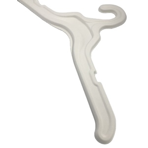 NEW MATERIAL Bagasse Eco Friendly Sugar Cane Paper Pulp Molded Recycle Kids Babies Infant Custom Made Size Clothing <b>Hanger</b> - Product Image 3