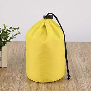 Custom Logo Casual Eco-Friendly Polyester Nylon Waterproof Storage <b>Snap</b> <b>Hook</b> Drawstring Round Bottom Package Dust Proof Bag - Product Image 6
