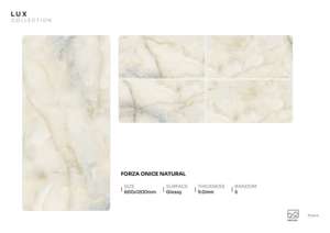 Azulejo de Porcelana Opal Radiance Gloss, 600x1200mm, 60x120cm, 24x48 Pulgadas, Superficie Decorativa de Lujo Contemporánea - Product Image 4