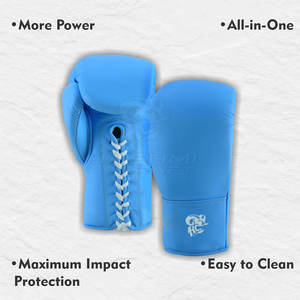 Equipo de entrenamiento de alta calidad, guantes de sparring con cordones, acolchado interior suave, soporte cómodo para la muñeca para atletas profesionales - Product Image 3