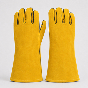 Premium Leather Work <b>Gloves</b> Offer Reliable Palm Protection Flexible Movement And <b>Long</b> Lasting Comfort For Daily Tasks - Product Image 5