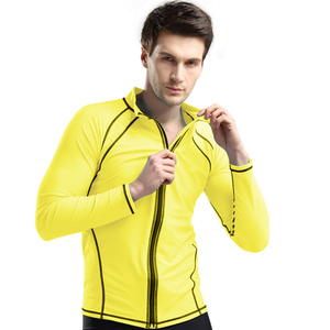 Nouvelle conception 2026 – Veste de bain homme à manches longues avec fermeture éclair frontale, anti-UV, séchage rapide, pour la plongée et le surf, personnalisable - Product Image 5