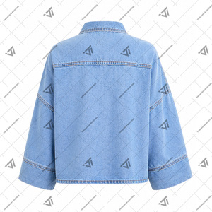 เสื้อแจ็กเก็ตยีนส์ปักลายสำหรับผู้หญิงเสื้อผ้าชมรม Zeta phi Beta สินค้าขายส่ง - Product Image 2