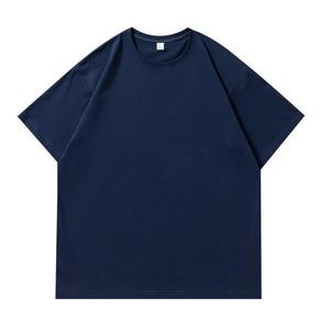 เสื้อยืดคอกลมแขนสั้นสีชมพูทรงโอเวอร์ไซส์สำหรับผู้ชาย ผ้าถักเนื้อนุ่ม 100% ผ้าฝ้าย ระบายอากาศได้ดี เป็นมิตรกับสิ่งแวดล้อม ผ้าแคนวาส 280 กรัม - Product Image 4