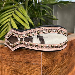 Colliers de chien en cuir usinés à la main personnalisés haute qualité en cuir véritable réglable colliers pour animaux de compagnie grands moyens petits chiens colliers de cou - Product Image 2