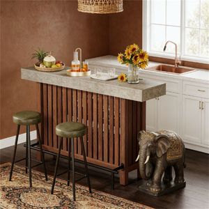 Tavolo da Bar Moderno per Casa, Design Versatile per Mangiare o Conversare, Arredamento Durevole ed Elegante - Product Image 1