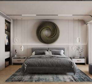 Décoration murale paramétrique Art Déco ronde en bois découpée au laser CNC avec fonction de suspension pour anniversaire et maison - Product Image 4