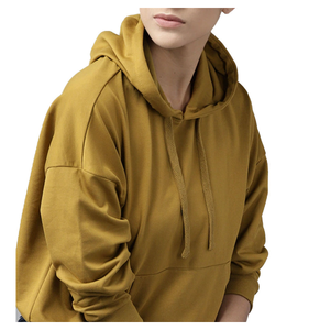 Servicio OEM, el mejor diseño, precio económico, sudadera con capucha para mujer para uso urbano, logotipo personalizado, sudaderas con capucha transpirables de manga larga para mujer - Product Image 4