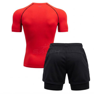 Ensemble de shorts de compression légers et durables avec tissu extensible et technologie de contrôle de l'humidité - Product Image 2