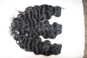 Extensiones de cabello Remy indio sin procesar virgen Natural de calidad superior cabello liso sedoso muestra de cabello de Color negro Natural - Product Image 4