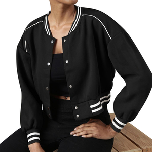 Luxury Women's Varsity <b>Jacket</b> Custom Chenille Patch Baseball Letterman Coat Premium Streetwear OEM Factory Manufacturer - Product Image 4