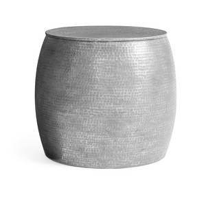 <b>High</b> Arrival Metal Iron <b>Side</b> <b>Table</b> Classic Design Drum Design Durable Modern Accent <b>Table</b> Bedroom Furniture Customized Size - Product Image 6