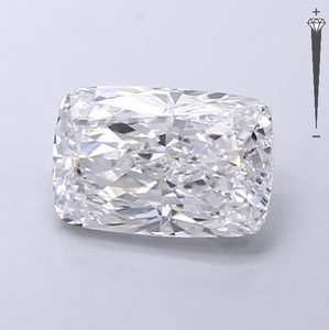 Diamant synthétique certifié IGI 2,13 CT, taille coussin allongée, couleur D, clarté IF, cultivé en laboratoire CVD LG 713542508 ROYAL GEMS SUPER Jewelry - Product Image 4