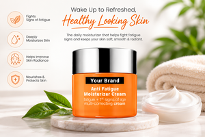 Crema Hidratante Anti-Fatiga de Marca Privada Bo International con Vitamina C, Complejo de Bayas Silvestres y Cafeína, Crema Nutritiva de Día para Todo Tipo de Piel - Product Image 3