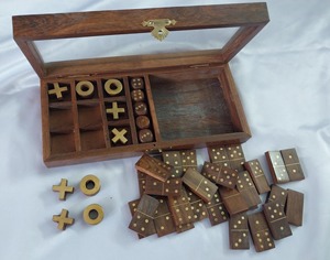 Handcrafted wooden tic tac toe Kids friendly <b>coffee</b> <b>table</b> toy Family party Wooden tabletop set for Family Play - Product Image 1