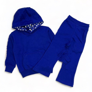 Conjunto Deportivo de 2 Piezas para Niños, Estampado, Personalizado, Invernal, Transpirable, Ecológico, 100% Algodón, Grueso, Proveedor de Ropa Deportiva al por Mayor - Product Image 5