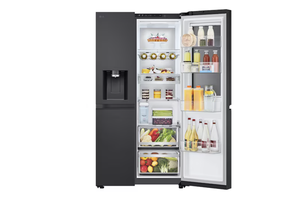 NUEVO Refrigerador Side by Side InstaView de 628L con Puerta Interior, Color Negro Acero, 28 Pies Cúbicos, 4 Puertas, Uso en Exteriores, Eléctrico, de la MEJOR MARCA - Product Image 6