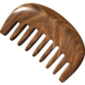 Peigne en bois naturel fait main anti-statique pour démêler et soigner les cheveux – Offre spéciale - Product Image 6