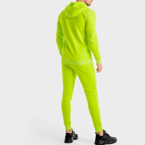 Ensemble de survêtement pour homme avec sweat-shirt à capuche zippé et poches latérales, pantalon de jogging décontracté, coupe classique, vêtements d'automne - Product Image 2