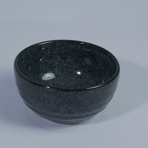 New Arrival Blue Glazed Ceramic Small Bowl 11x6cm Japanese Style for Rice Soup Dessert Restaurant Use - Product Image 4