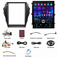 Autoradio Android de style Tesla 9,7'' pour Toyota Land Cruiser Prado 120 Lexus GX470 2002-2009 CarPlay Android Auto DSP SWC GPS