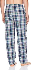 OEM Custom Logo Direct Factory Wholesale <b>Men's</b> 100% Cotton Plaid Trouser Adult Drawstring Waist Sleepwear Lightweight Pajamas - Product Image 5