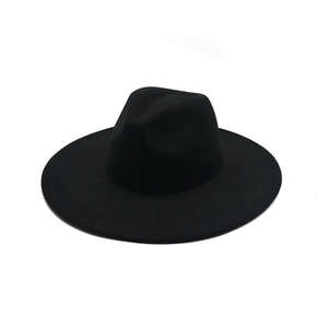 Chapeau Fedora en polyester tendance pour femmes et hommes, style classique, décontracté, à large bord, chapeau jazz - Product Image 1