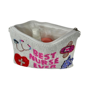 Bolsa de almacenamiento grande con cremallera y cuentas de fresa, bolso de mano de lentejuelas para frutas, monedero de verano, Multicolor, Unisex, ecológico, duradero, hecho a mano - Product Image 2