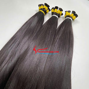 Extensiones de Cabello Remy Natural Liso Negro a Precio de Fábrica, 100% Cabello Humano Vietnamita de Alta Calidad, Sin Enredos, Gran Stock - Product Image 5