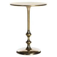 Table d'appoint de canapé en aluminium de luxe, design artisanal martelé, style Art Déco, couleur et taille personnalisables, décoration haut de gamme
