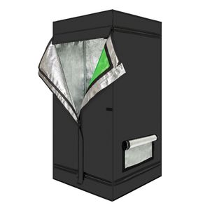 Tenda Idroponica LY per Coltivazione Domestica 60*60*120cm Smontabile Verde Nera con Finestra Pompa ABS Automatica per Irrigazione a Goccia Acquaponica - Product Image 6