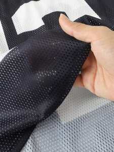 Maillot d'équipe classique noir et blanc 23, crop top unisexe surdimensionné, streetwear athlétique, vêtements pour hommes surdimensionnés, marque privée USA - Product Image 5