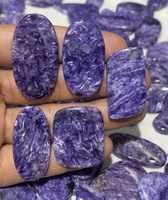 Charoite violette naturelle, cabochon lisse, pierre précieuse polie, pierre brute du Rajasthan pour la fabrication de bagues et de pendentifs, prix de gros en vrac