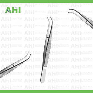 Pinzas Curvas Semken-Taylor de Acero Inoxidable Personalizadas, Kit Quirúrgico para UCI, Certificado CE, Aplicación Manual de Algodón y Tejido, 12cm - Product Image 4