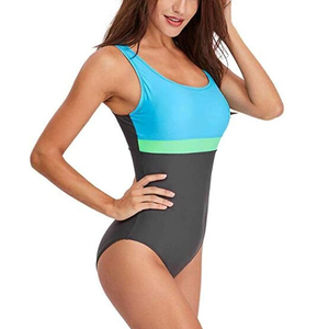 Maillot de bain une pièce pour femmes, séchage rapide, extensible, sans manches, pour la natation, le surf et les centres de villégiature - Product Image 4