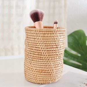 ที่ใส่ปากกาไม้ ที่ใส่ปากกาเคมี ดินสอ พู่กัน ตะกร้าหวายคุณภาพสูง สำหรับใส่ปากกา - Product Image 4