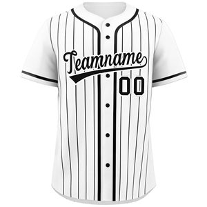 Camiseta de Béisbol de Primera Calidad con Botones, Tejido de Doble Punto, Estilo Retro, Etiquetas Personalizadas, Textura Suave, Impresión a Todo Color - Product Image 2