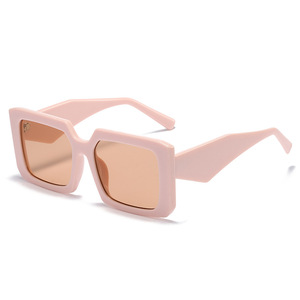 2025 High Quality <b>Square</b> Glasses Fashionable Large Frame <b>Square</b> Women's <b>Sunglasses</b> 9853 - Product Image 1